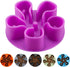 Slow Feeder Dog Bowls Insert, Bestalk Soft Silicone Slow Eating Dog Bowl Insert with Suction Cups for Small, Medium and Large Dogs(Purple S)...