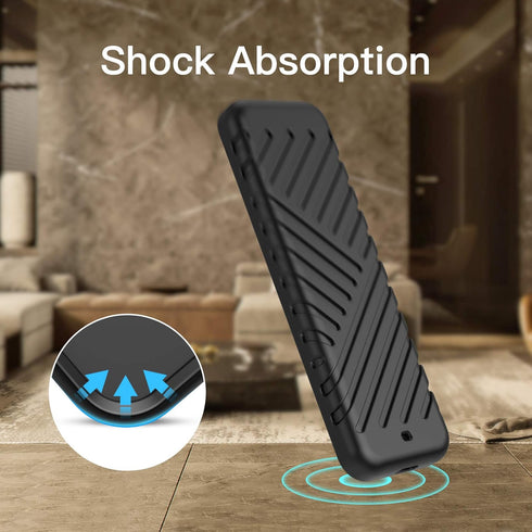 SITHON Silicone Case for Apple TV Siri Remote (1st Generation), Lightweight Shockproof Anti Slip Protective Cover for Apple TV 4K Siri Remote Cont...