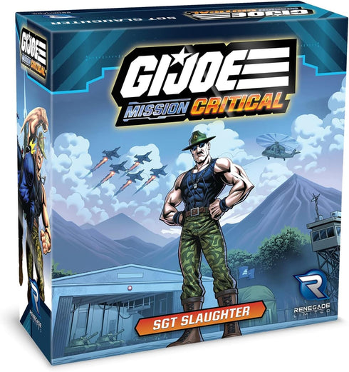 Renegade Game Studios G.I. Joe Mission Critical: SGT Slaughter Figure Pack - RPG Expansion Pack, New Figure & Cards, Roleplaying Game...