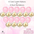 Tea Party Decorations Kit | "Lets Par Tea!" Banner | Tea Party Photobooth Props | Gold, Pink, White Tassels | 10 Gold Confetti Balloons 10 Light P...