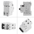 2P 250V Low-Voltage DC Miniature Circuit Breaker, DIN Rail Mount 63A Miniature Air Circuit Breaker for Solar Panels Grid System Wind and Solar Hyb...