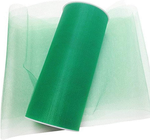 Creative Ideas Tulle Fabric Roll 6" by 25 yd (75'), 29 Colors Available, Emerald Green...
