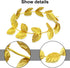 meekoo Greek Leaf Headband Gold Wreath Crown Toga Party Roman Headpiece Goddess Costume for Women Men Halloween Emperor Headwear, Circlet 7.3 Inch...