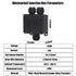 Waterproof Junction Box, 3 Way Outdoor Junction Box, IP68 Plastic Electrical Box with Terminal Block, Suitable for LED Landscape Lighting, Garden ...