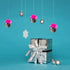 2 PCS Pink Disco Ball Cowboy Hat Car Accessory, Ball, Charm, Accessories for Women, Mini Car, Mirror Ornament...