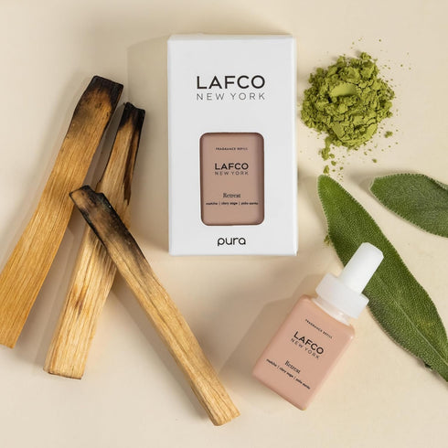 LAFCO New York Pura Smart Device Refill, Retreat - Vial Delivers Up to 2 Weeks of Fragrance Life - Made in The USA...