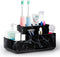 Toothbrush Holder,Bathroom Organizer Countertop, 5 Compartments Multifunctional Storage for Cosmetic, Makeup, Office Stationery Pencil,Toothpaste,...