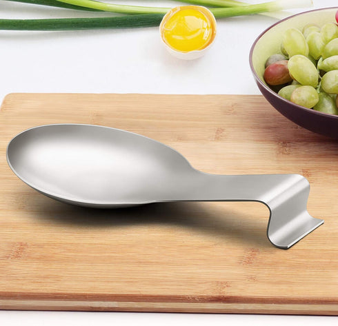 LIANYU Stainless Steel Spoon Rest, Spatula Ladle Holder, Heavy Duty, Dishwasher Safe...