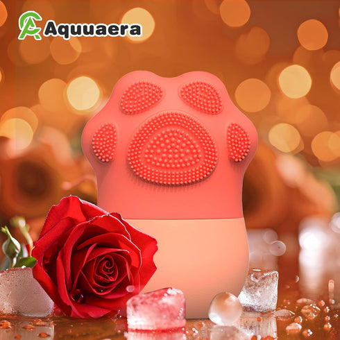 Ice Face Roller, Ice Mold for Face and Eyes,De-Puff Eye Bags,Reduce Migraine Pain,Reusable Massage Silicone Ice Mold Skin Care Tools(Pink)...