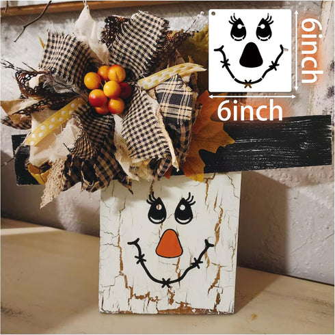 Fall Stencils Autumn Thanksgiving Stencils for Painting on Wood Crafts Pumpkin Template Paint Stencils for Door Mats Wood Burning Art Craft Canvas...