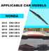 12.6 inch Rear Windshield Wiper Blade, Compatible with Honda CRV Rear Window 2012 2013 2014 2015 2016 +More Cars, Rear Wiper Blade Replacement (Pa...