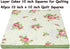 Layer Cake Fabric Squares Bundles for Quilting 10 inch Floral Cotton Precut Fabric Squares 10x10 for Sewing Crafting DIY Crafts Patchwork 42Pcs Gr...