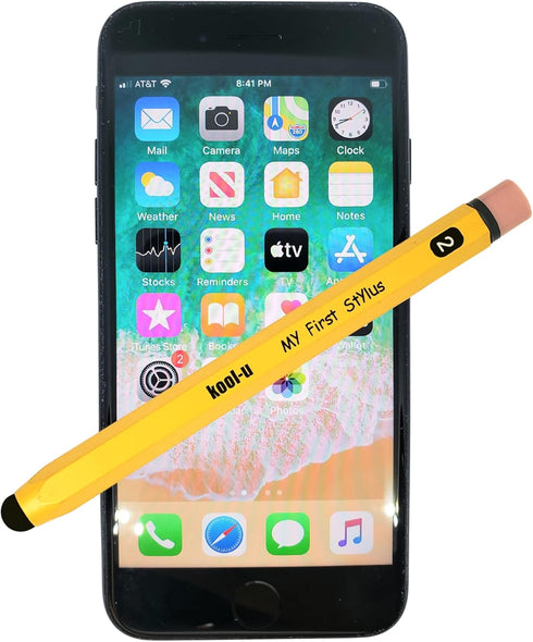 Stylus Pens for Kids, Hexagon Shaped Like a Real Pencil, Compatible with All Touch Screen Devices - Apple IPAD, iPhone, Samsung Galaxy Tab, Amazon...