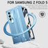 Miimall Compatible Samsung Galaxy Z Fold 5 Case, Z Fold 5 Case with Upgraded Hinge Protection+ Camera Lens Film + Front Screen Protector + Luxury ...