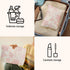 LYDZTION Pink Flower Makeup Bag Cosmetic Bag for Women,Large Capacity Canvas Makeup Bags Travel Toiletry Bag Accessories Organizer...