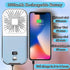 Foldable Mini Portable Fan, 5 in 1 Design, 3000mAh Rechargeable Battery, 4 Speed Adjustable Wind Speed, Suitable for Travel, Outdoor, Camping, Car...