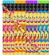 ArtCreativity Emoticon Pencils, Set of 24, Cool Writing Pencils with Erasers with Assorted Emoticon Designs, Birthday Party Favors, Party Goody Ba...