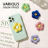 Cute Daisy Flower Shape Collapsible Expandable Multi Functional Mobile Phone Grip & Kicktand?Yellow...