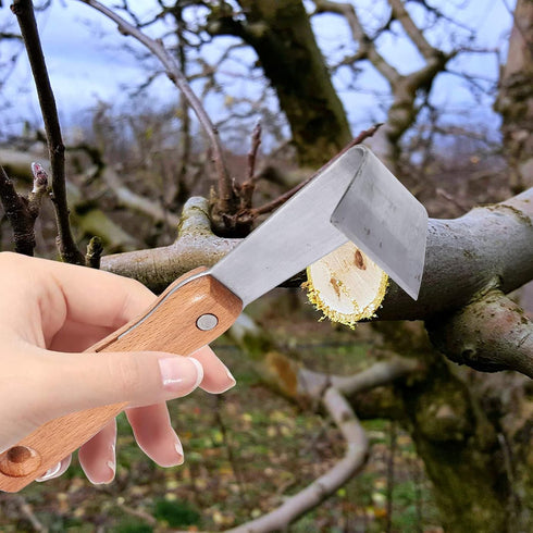 DOITOOL Felled Draw Shave Knife: 2pcs Bark Removal Tool Straight Drawing Knife Woodworking Tool Log Debarker Tool Bark Peeler Bark Stripping Tool...