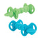 Nuby Dipeez 2 in 1 Silicone Spoons/Dipper, 2pk, Blue/Green...
