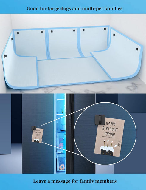 Dog Pee Pad Holder Potty Training Pad Magnetic Wall Holder for Leg-Lifting Dogs & Canine urine marking Strong Magnets No More Slipping Pee Pads Fi...