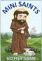 Needzo Catholic Saints Miniature Go Fish Matching Card Set, Sunday Church Educational Tools and Supplies, Fun Devotional Gifts for Catholics, 54 C...