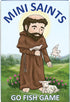 Needzo Catholic Saints Miniature Go Fish Matching Card Set, Sunday Church Educational Tools and Supplies, Fun Devotional Gifts for Catholics, 54 C...