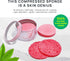 AOA Studio 100-Count Compressed Facial Sponges 100% Natural Cosmetic Spa Sponges for Facial Cleansing, Exfoliating Mask, Remove for Makeup, Dead S...