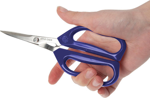 Joyce Chen Original Unlimited Kitchen Scissors All Purpose Kitchen Shears With Comfortable Handles, Blue, 2 Pack...