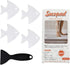 Bathtub Stickers Non-Slip, 24 PCS Safety Shower Treads Adhesive Appliques with Premium Scraper...