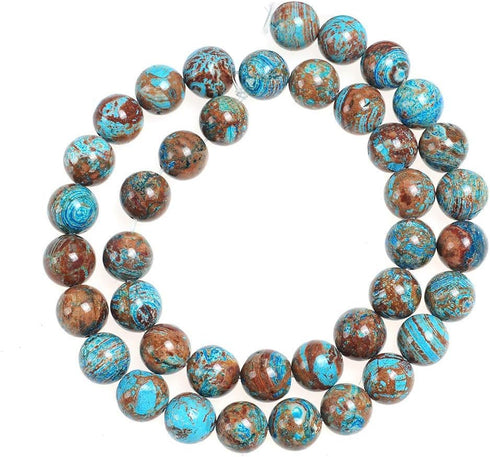 6MM Crazy Blue Lace Agate Beads for Jewelry Making Semi Precious Gemstone Round Loose Stone Beads for Bracelets Handwork Business...