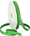 Morex Ribbon Swiss Dot Polyester Grosgrain Ribbon, 3/8-Inch by 20-Yard Spool, Emerald...