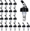 Liquor Bottle Pourers Pack of 20 Clear Pourer Spouts 1oz Measured Measuring Liquor Pourers Shot Spirit Dispenser Bartender Automatic Wine Pourer f...