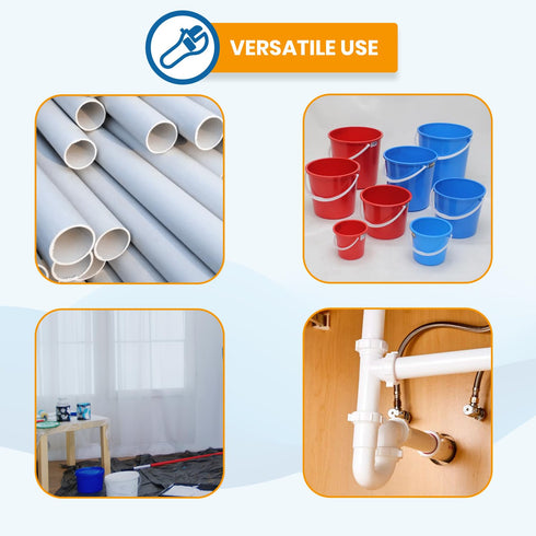4" by 10Ft Patch & Seal Repair Waterproof Tape for Leaks (White, Pack of 1)| Heavy Duty Rubberized Sealing Tape to Fix Sudden Water Pipe Leakages,...
