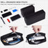 imComor Universal Electronics Accessories Case, 2-Pack Portable Soft Carrying Case Bag Wire Cable Organizer for Hard Drive, Power Adapter, Laptop ...