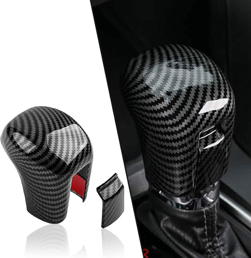 1 PC Car Gear Shift Knob Cover, ABS Arc Automatic Transmission Lever Cap Replacements, Automotive Decorative Accessories Compatible with 10th Civi...