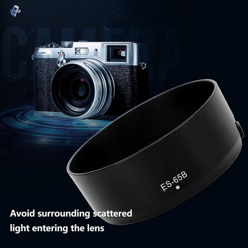 Camera Lens Hood Shade for RF50mm F1.8 Lens, Reversible Bayonet Lens Hood, Protective Hood for RF50mm F1.8 Lens...
