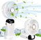 Portable Handheld Fan, USB Rechargeable Personal Fan, 4800mAh, 90° Foldable Mini Desk Fan with Led Digital Display, 5 Speeds Multi-Function Fan fo...
