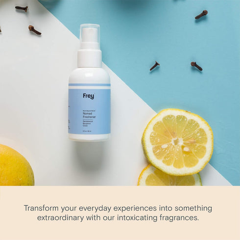 FREY Fabric Freshener Spray | Linen Spray Deodorizer for Laundry Refreshing | Defends Against Tough Odors | All Three Scents: Cedarwood, Sandalwoo...