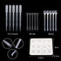 Silicone Resin Kits Assorted Style, 12 PCS Jewelry Casting Molud, 15 PCS Making Tools, Stud Earring and Eye Screw Pins for Jewelry Craft Making...