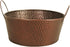 Wald Imports Copper Hammered Metal 10.5" Beverage Bucket/Pail/Tub...