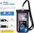JOTO 6 Pack Universal Waterproof Phone Holder Pouch, IPX8 Underwater Case Cell Phone Dry Bag for iPhone 14 13 12 11 Pro Max Plus XS XR X 8 7, Gala...