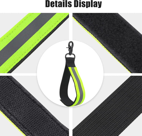 Firefighter Glove Strap, Heavy Duty Firefighter Turnout Gear Glove Safety Holder Strap with Reflective Trim Buckle UIInosoo...
