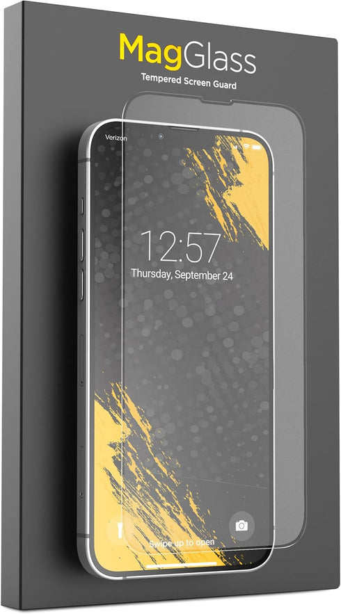 magglass Anti-Glare Matte Screen Protector Compatible with iPhone 14 Tempered Glass - Fingerprint/Smudge Proof Full Coverage Display Guard (Matte)...