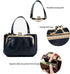 Women's Genuine Leather Coin Purse Pouch Change Wallet,Vintage Pouch Kiss-lock Change Purse Wallets...