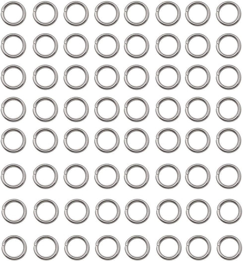 1000 pcs Stainless Steel Split Rings Jump Rings Connector Rings for Jewelry Making Necklaces Bracelet Earrings Keychain DIY Craft (12603-6mm)...