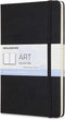 Moleskine Art Notebook, Hard Cover, Large (5" x 8.25") Plain/Blank, Black, 72 Pages...