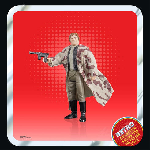 STAR WARS Retro Collection Han Solo (Endor), Return of The Jedi 3.75-Inch Collectible Action Figures, Ages 4 and Up...