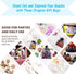 50Pcs Black Organza Bags 3x4 inch, Small Jewelry Bag Drawstring Mesh Gift Bags Wedding Party Favor Halloween Candy Pouches...