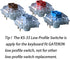 GATERON KS-33 Low Profile 2.0 Silver Switches, 3 Pin Factory Pre-lubed SMD LED for MX Mechanical Keyboard (Silver, 35pcs)...